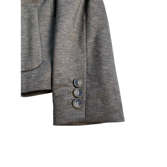 The Limited Blazer Womens L Brown Jacket Button Pockets Y2K Tweed Lined Preppy - Picture 11 of 14
